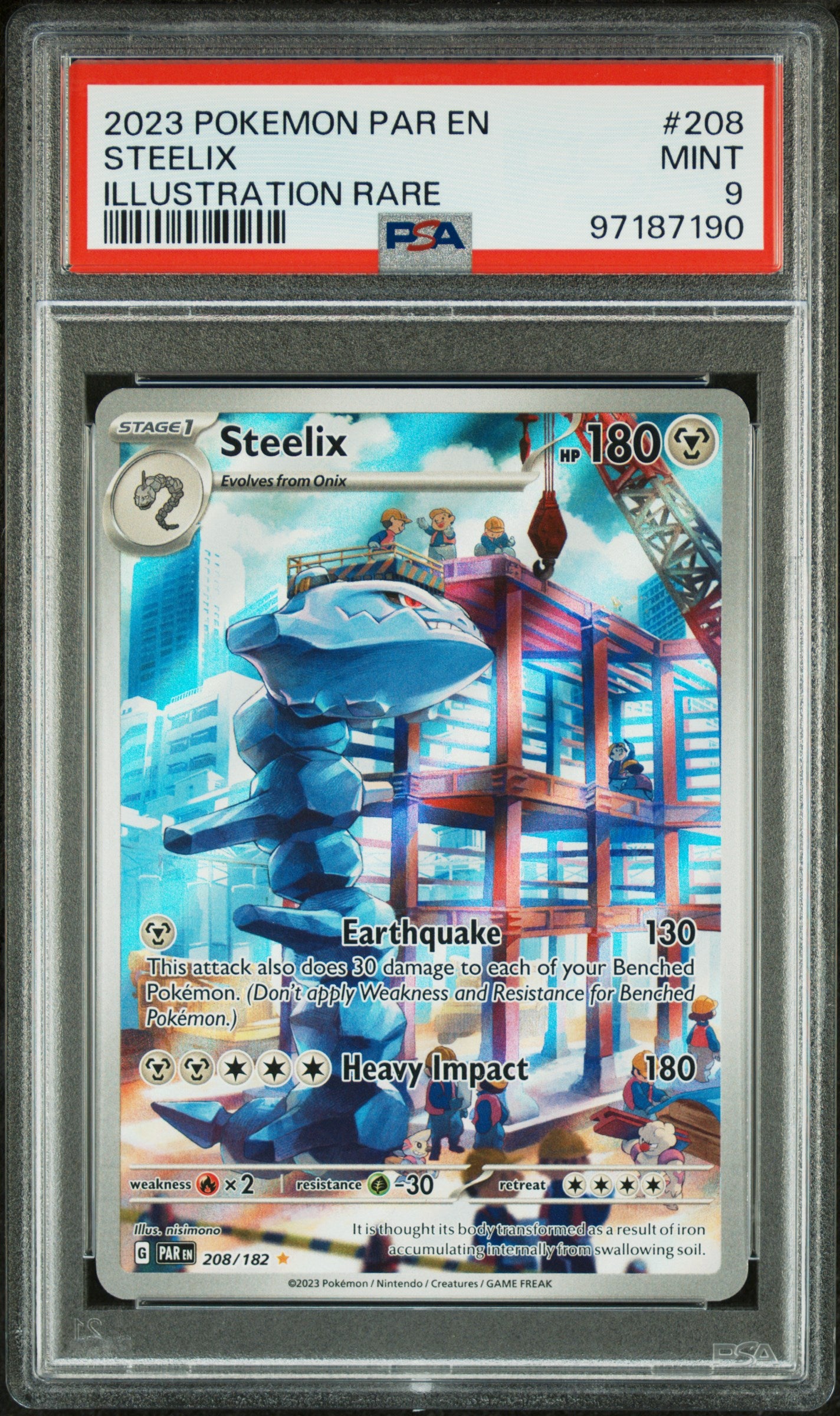 Steelix 208/182 PSA 9