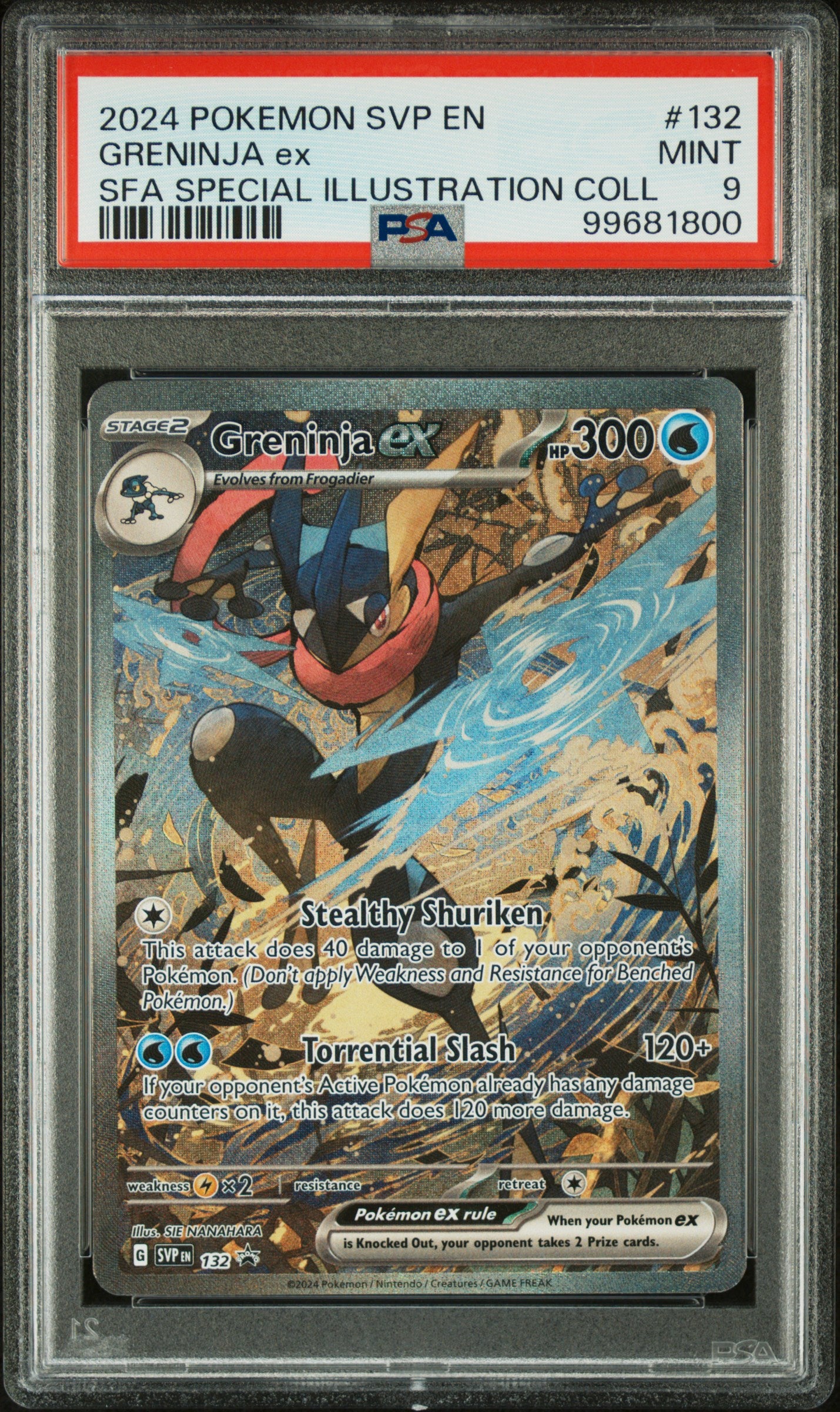 Greninja EX 132 PSA 9